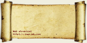 Hana Marjanović vizit kartica